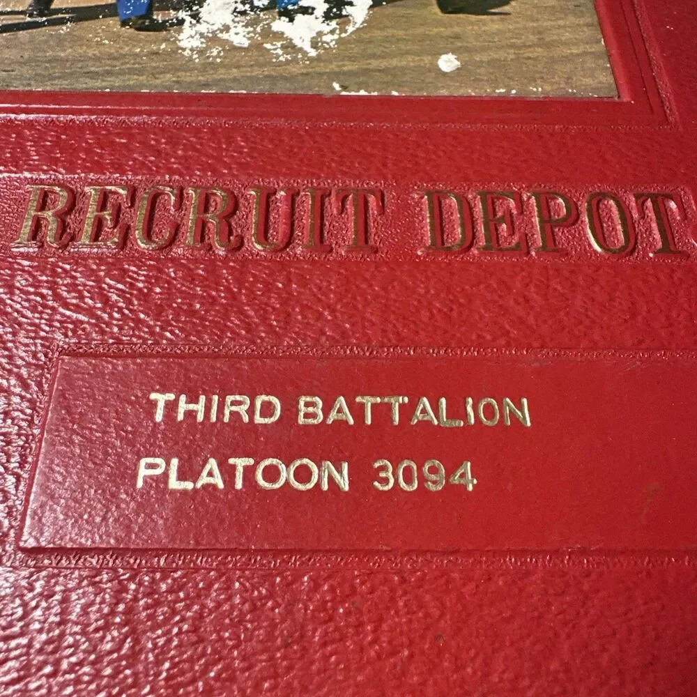 Vintage '82 U.S. Marine Corps Recruit Depot San Diego 3rd Battalion Platoon 3094